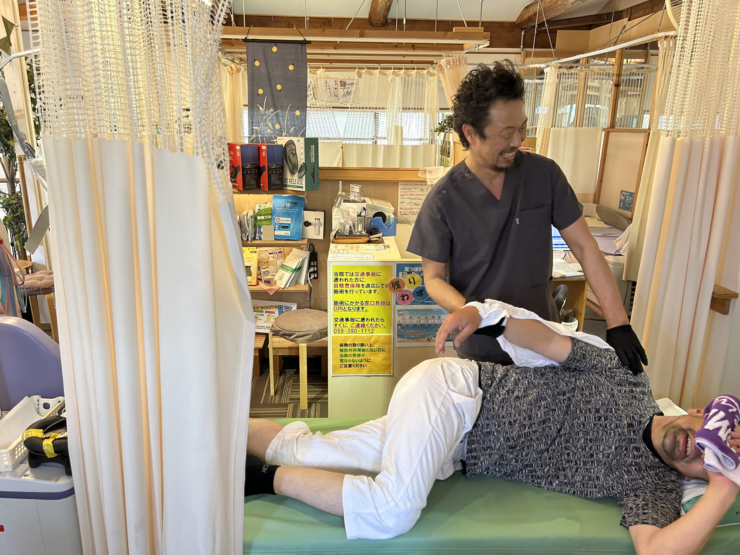 患者さまひとりひとりにあった施術を行います